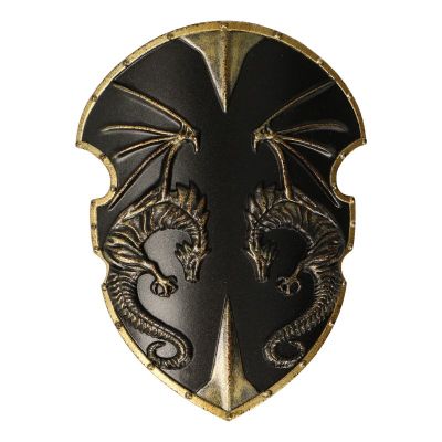 Diecast Dragon Knight Shield (Black) Pop Toys - Machinegun