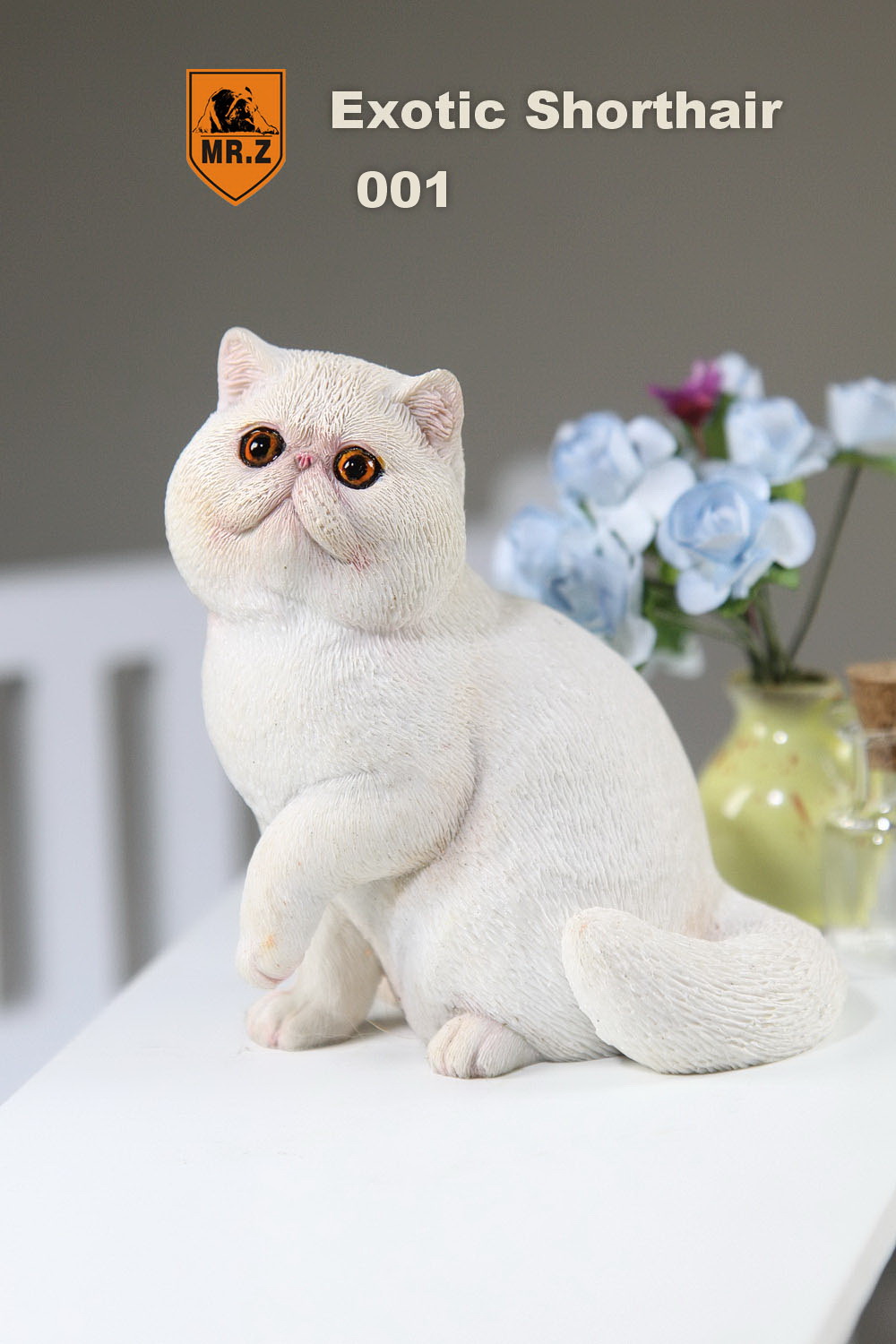 Exotic Shorthair Cat White Mr Z Machinegun